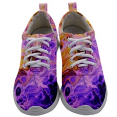 Conceptual Abstract Painting Acrylic Mens Athletic Shoes