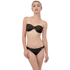 Fractal Abstract Web Art Digital Classic Bandeau Bikini Set