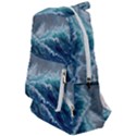 Waves Sea Sky Wave Travelers  Backpack View1