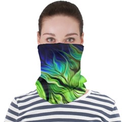 Fractal Art Pattern Abstract Face Seamless Bandana (adult)