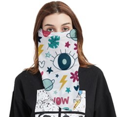 Wallpaper Background Cute Design Face Covering Bandana (triangle)