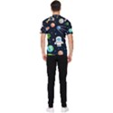 Space And Astronomy Decorative Symbols Seamless Pattern Vector Illustration Men s Short Sleeve Rash Guard View2