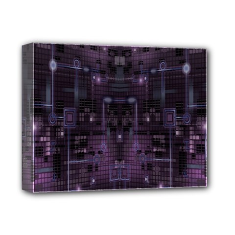 Geometric Art Digital Arts Background Deluxe Canvas 14  X 11  (stretched)