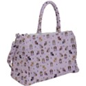 Puppies Dog Pattern Drawing Duffel Travel Bag View2