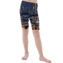 Seoul Building City Night View Kids  Mid Length Swim Shorts View1
