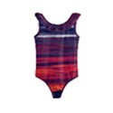 Morning Glow Dawn sky Clouds Kids  Frill Swimsuit View1