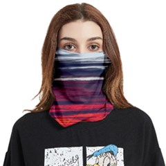 Morning Glow Dawn Sky Clouds Face Covering Bandana (two Sides)