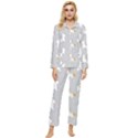 Cute unicorns Womens  Long Sleeve Velvet Pocket Pajamas Set View1