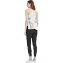 Hakuna Matata Tropical Leaves With Inspirational Quote Flowy Camisole Tank Top View2