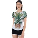 Pineapple Pattern Background Seamless Vintage Back Cut Out Sport Tee View1
