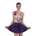 Shape Geometric Symmetrical Symmetry Wallpaper Mini Skirt View1