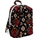 Carpet-symbols Zip Up Backpack View2