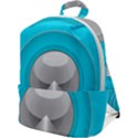 Blue Washing Machine, Electronics Zip Up Backpack View1