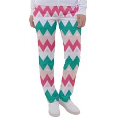 Zigzag Pattern Women s Casual Pants