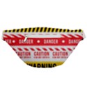 Yellow Black Warning Line Fanny Pack View2