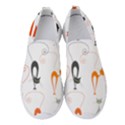 Cartoon Cat Seamless Pattern Graphic Women s Slip On Sneakers View1