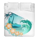 Paradise Heaven Holiday Beach Orange Ocean Duvet Cover (Full/ Double Size) View1