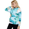 Paradise Heaven Holiday Beach Orange Ocean Women s Lightweight Drawstring Hoodie View2