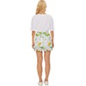 Hamburger With Fruits Seamless Pattern Mini Front Wrap Skirt View4