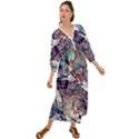 Abstract cross currents Grecian Style  Maxi Dress View1