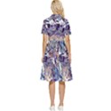 Abstract cross currents Button Top Knee Length Dress View2