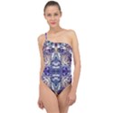 Amethyst repeats Classic One Shoulder Swimsuit View1