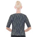 Robot Skull Extreme Close Up Cropped Button Cardigan View2