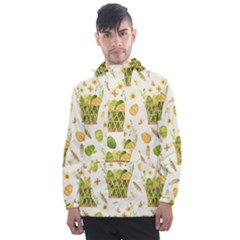 Easter Eggs   Men s Front Pocket Pullover Windbreaker