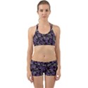 Abstract Collage Random Pattern Back Web Gym Set View1