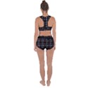 Black And Multicolored Polka Dot Wallpaper Artwork Digital Art Racerback Boyleg Bikini Set View2