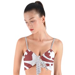Im Fourth Dimension Instaforex Woven Tie Front Bralet