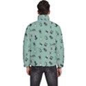Insects pattern Men s Puffer Bubble Jacket Coat View4