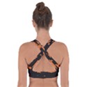 Bat pattern Cross Back Sports Bra View2