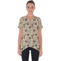 Halloween  Cut Out Side Drop Tee View1