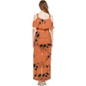 Skull pattern Draped Sleeveless Chiffon Jumpsuit View2