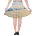 Sea Beach Ocean Sunset Sky Nature Coast Water Velvet High Waist Skirt View2