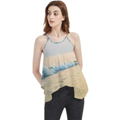 Sea Beach Ocean Sunset Sky Nature Coast Water Flowy Camisole Tank Top