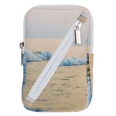 Sea Beach Ocean Sunset Sky Nature Coast Water Belt Pouch Bag (small)