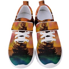 Tree Nature Landscape Fantasy Magical Cosmic Women s Velcro Strap Shoes