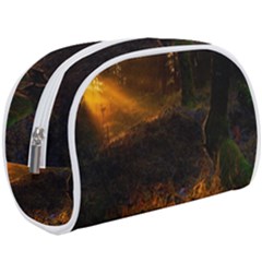 Sunset Forest Fall Sunbeams Nature Make Up Case (large) by danenraven