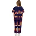 Night Houses River Bokeh Leaves Fall Autumn Kids  Tee and Pants Sports Set View4
