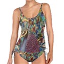 Peacock Mixed Media Bird Animal Tankini Set View1
