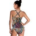 Peacock Mixed Media Bird Animal Tankini Set View2