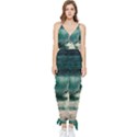 Sea Ocean Waves Seascape Beach Sleeveless Tie Ankle Chiffon Jumpsuit View1