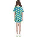 Pattern Aliens Kids  Tee And Sports Shorts Set View2