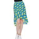 Pattern Aliens Frill Hi Low Chiffon Skirt View1