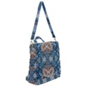 Turquoise symmetry Crossbody Backpack View2
