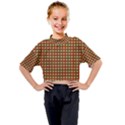 Lumberjack Plaid, Buffalo Plaid, Kids Mock Neck Tee View1