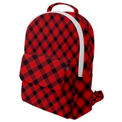Lumberjack Plaid Flap Pocket Backpack (small) by artworkshop