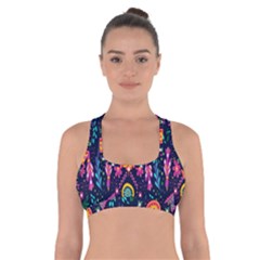 Pattern Nature Design Cross Back Sports Bra